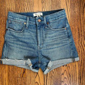 Madewell high-rise denim shorts sz 26